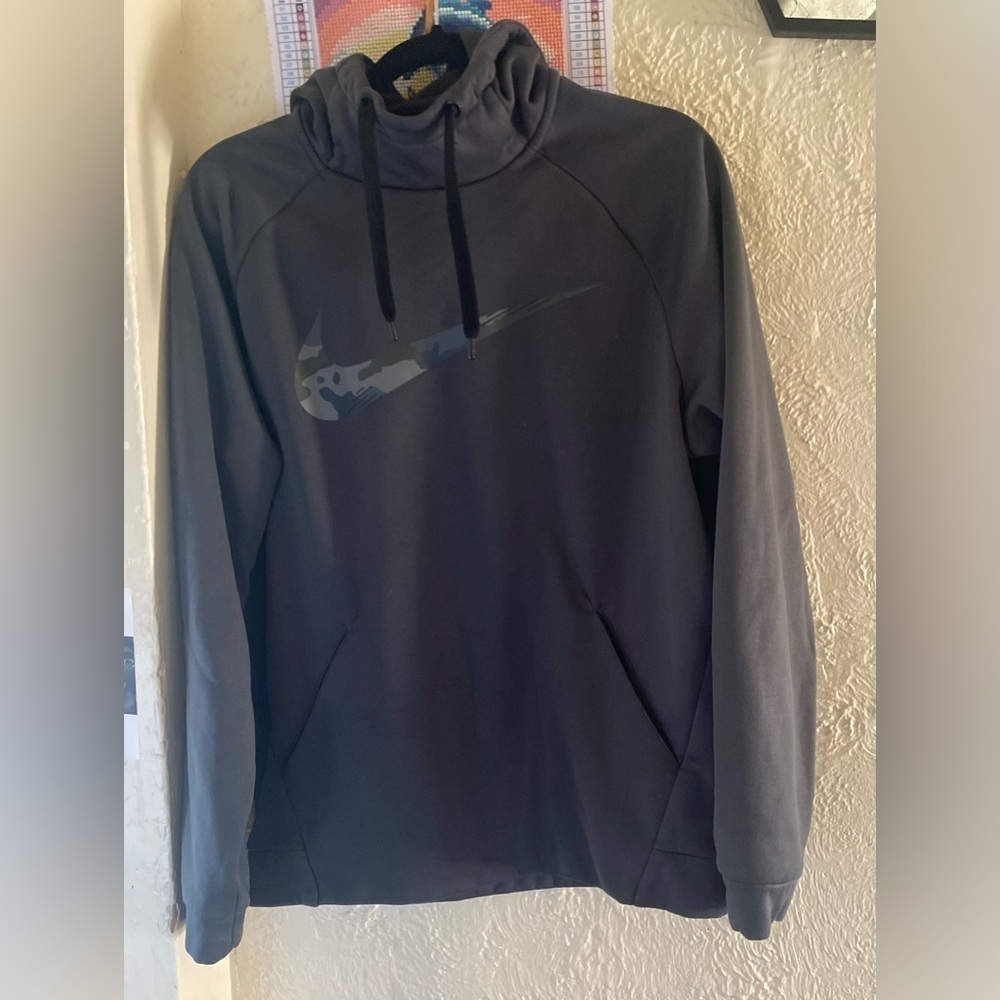 Gray Nike hoodie